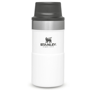 Stanley 0.25L İnce Gövde Classic Trigger-Action Travel Mug - Polar Beyaz için detaylar