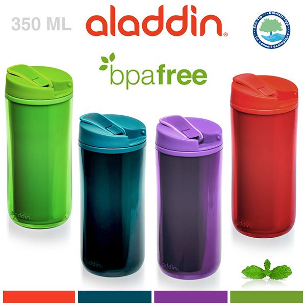 Plastik Termos Bardak Flip-Seal Termos Bardak