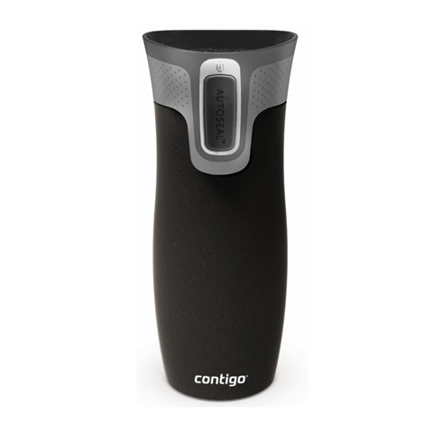 Contigo Autoseal® 0.47L West Loop SS Travel Mug Matte Black - Çelik Mug Mat Siyah için detaylar