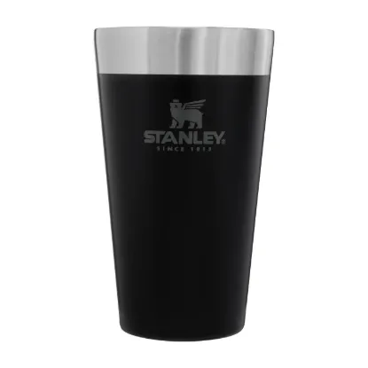 Stanley Adventure Stacking Vacuum Pint - Paslanmaz Çelik Bira Bardağı 0.47L Siyah