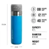 Stanley Quick Flip Water Bottle - Yalıtımlı 0.7L Azure ( Mavi) - Matara