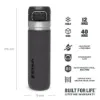 Stanley Quick Flip Water Bottle - Yalıtımlı 0.7L Charcoal (Gri) - Matara
