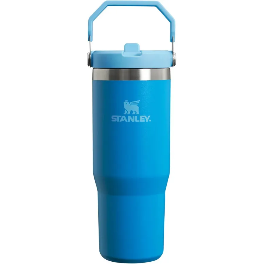 Stanley IceFlow Flip Straw Tumbler - Pipetli 0.89L Azure (Mavi) - Termos Bardak