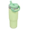 Stanley IceFlow Flip Straw Tumbler - Pipetli 0.89L Citron (Açık Yeşil) - Termos Bardak
