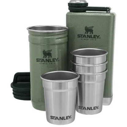 Stanley Adventure Shot Set + Flask Cep sı  Yeşil - Matara
