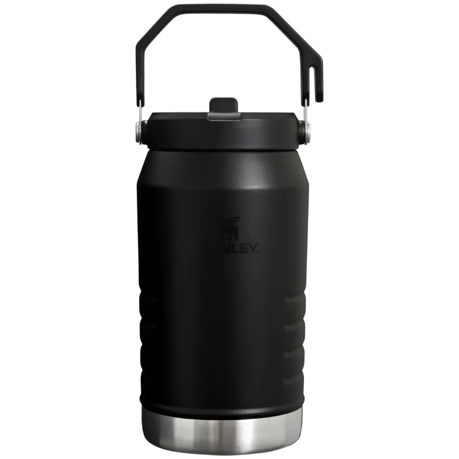 Stanley The Ice Flow Flip Straw 2.0 Water Bottle - Yalıtımlı Çelik Şişe - Black 1.9L  - Matara
