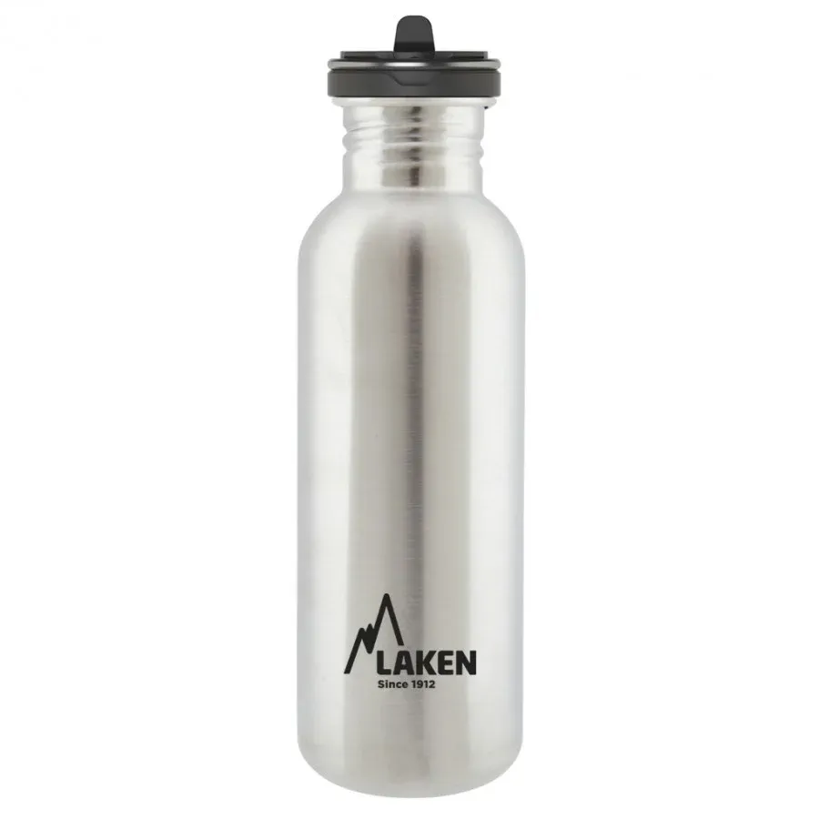 Laken Basic with Flow Cap Paslanmaz Çelik 0.75L Gri - Matara