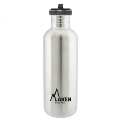 Laken Basic with Flow Cap Paslanmaz Çelik 1L Gri - Matara
