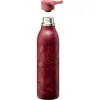 Aladdin CityLoop Thermavac eCycle Stainless Steel - Çelik Su u 0.6L Burgundy Magnolia Print - Termos