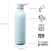 Aladdin CityLoop Thermavac eCycle Stainless Steel - Çelik Su u 0.6L Sky Blue - Termos