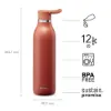 Aladdin CityLoop Thermavac eCycle Stainless Steel - Çelik Su u 0.6L Terra Cotta - Termos