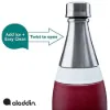 Aladdin Fresco Thermavac Water Bottle - Vakum Yalıtımlı Çelik Şişe 0.6L Burgundy Red - Matara