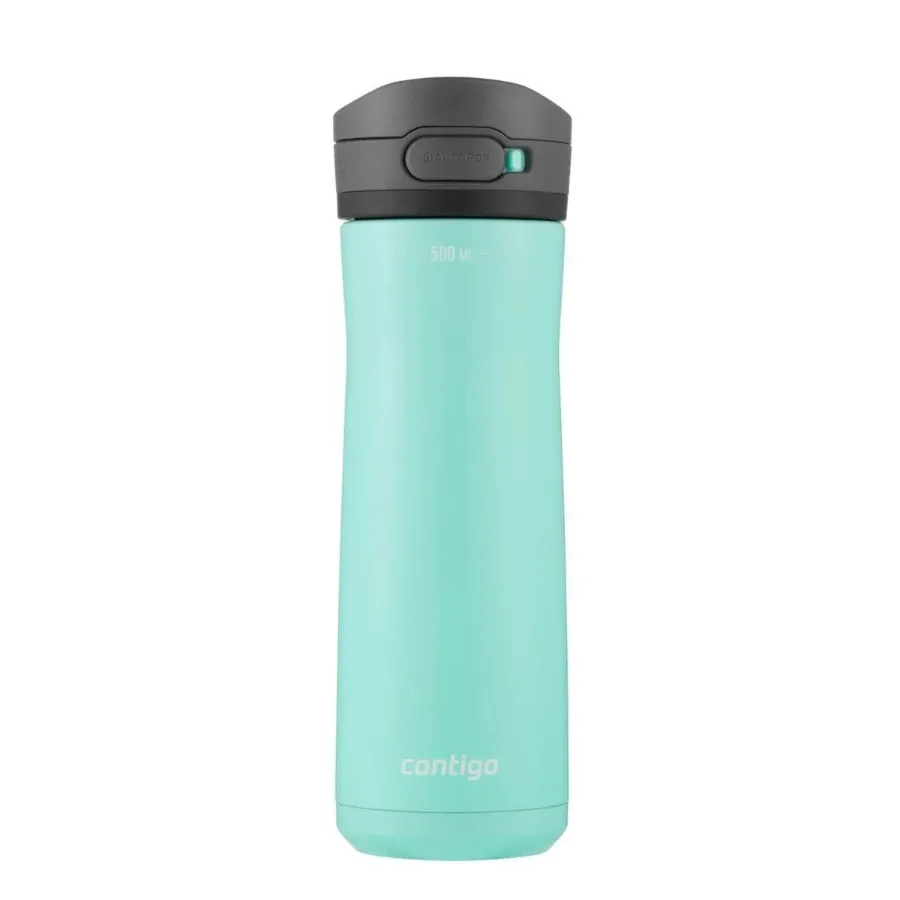 Contigo Jackson Chill AUTOPOP Water Bottle - Çelik 0.59L Açık Mavi - Matara