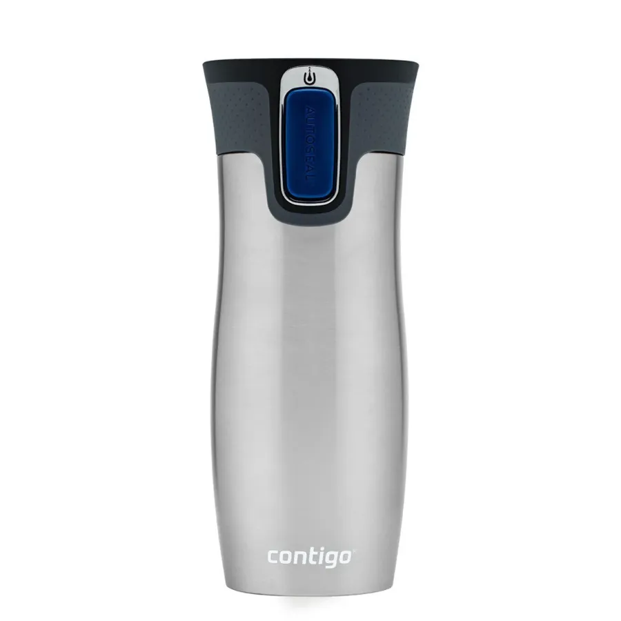 Contigo Autoseal West Loop SS Travel Mug 0.47L Çelik Mug Gri - Termos Bardak