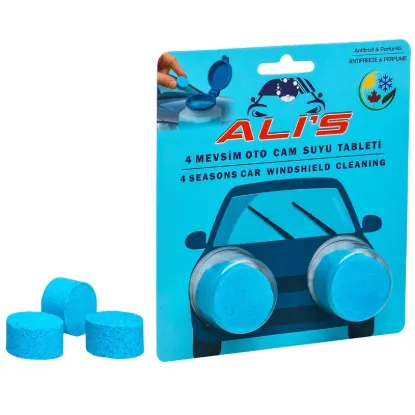 CoffyTab Ali's 4 Mevsim Oto Cam Suyu Tableti - 2'li Paket  