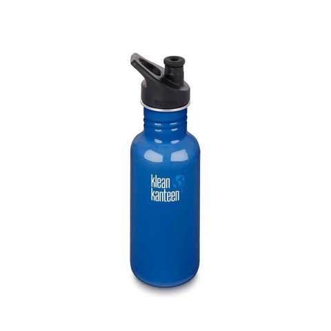 Klean Kanteen 0.53L Classic Sport Cap Water Bottle - Mavi Çelik Matara için detaylar