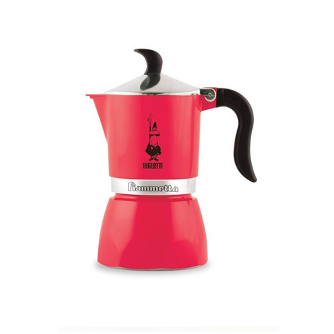 Bialetti Fiammetta Moka Pot 1 Cup - Fluo Strawberry için detaylar