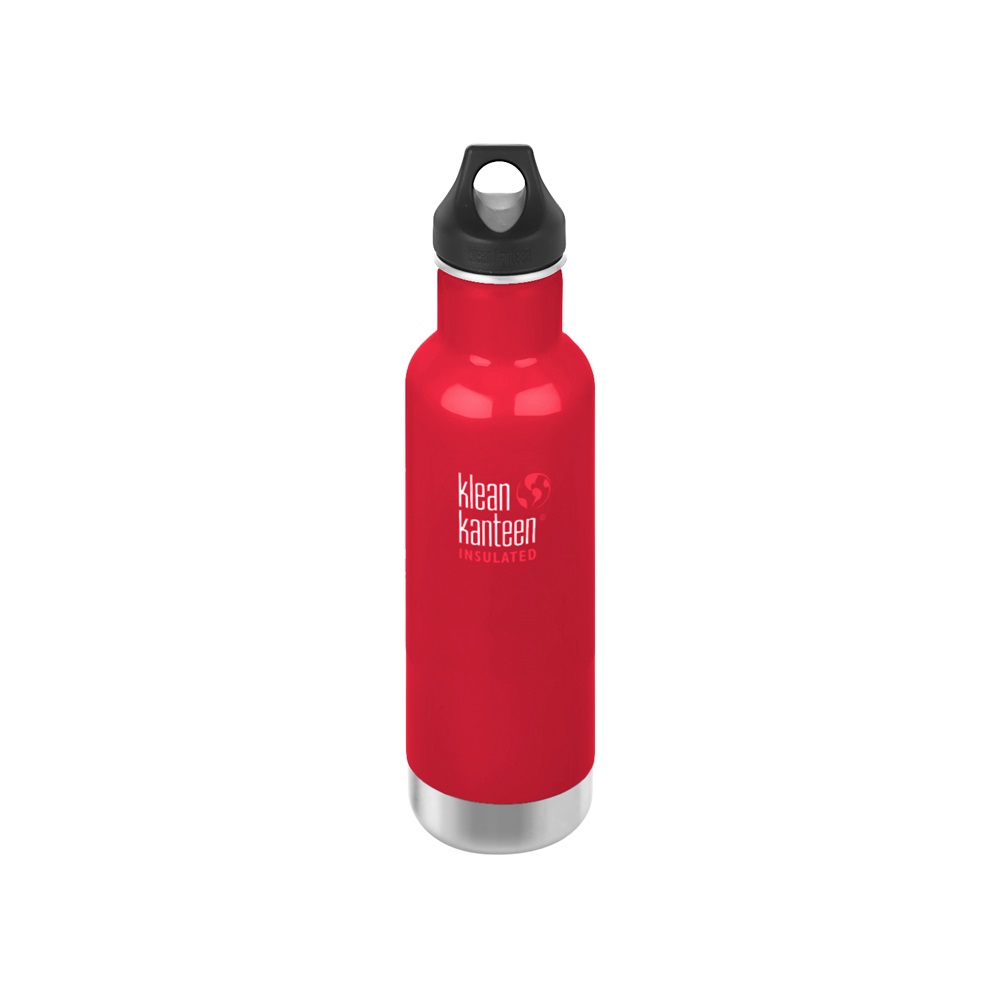 Klean Kanteen 0.592L Insulated Classic Loop Cap Minarel Red Kırmızı