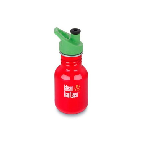 Klean Kanteen 0.355L Kid Classic Sport Cap Water Bottle - Kırmızı Çelik Matara için detaylar