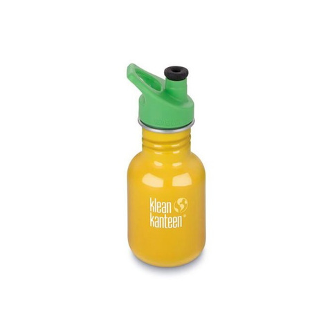Klean Kanteen 0.355L Kid Classic Sport Cap Water Bottle - Sarı Çelik Matara için detaylar