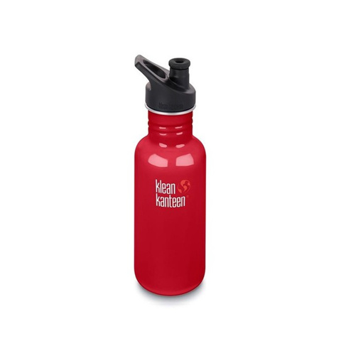 Klean Kanteen 0.53L Classic Sport Cap Water Bottle - Kırmızı Çelik Matara için detaylar