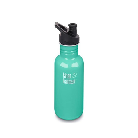 Klean Kanteen 0.53L Classic Sport Cap Water Bottle - Turkuaz Çelik Matara için detaylar