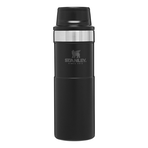 Stanley 0.47L Classic Trigger-Action Travel Mug - Matte Black için detaylar