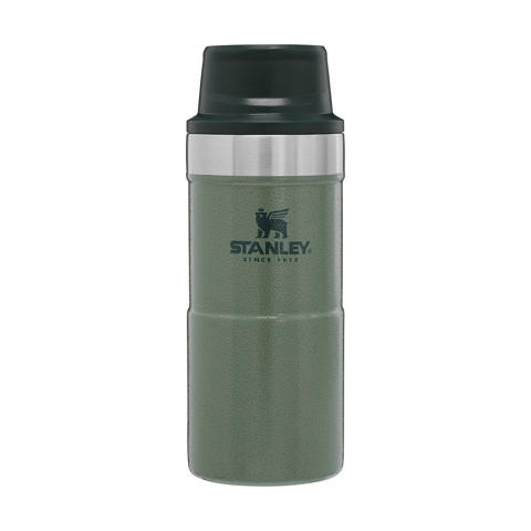 Stanley 0.35L Classic Trigger-Action Travel Mug - Hammertone Green için detaylar