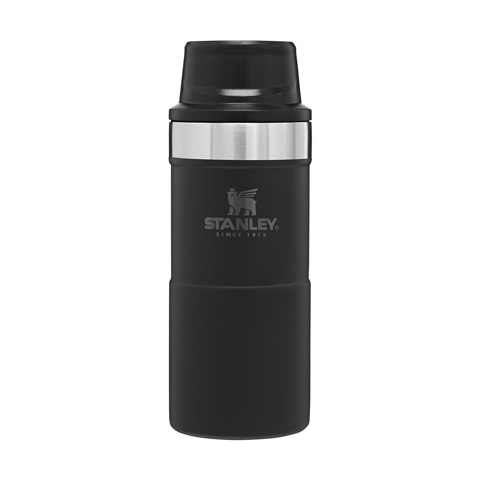 Stanley 0.35L Classic Trigger-Action Travel Mug - Matte Black için detaylar