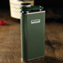 Stanley 0.23L Classic Easy Fill Wide Mouth Flask - Hammertone Green için detaylar