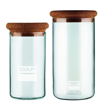 Bodum Mantar Kapaklı Saklama Kapları Bodum Mantar Kapaklı Saklama Kapları resmi