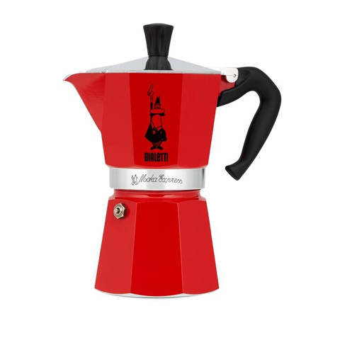 Bialetti Moka Pot Express 6 Cups - Red için detaylar