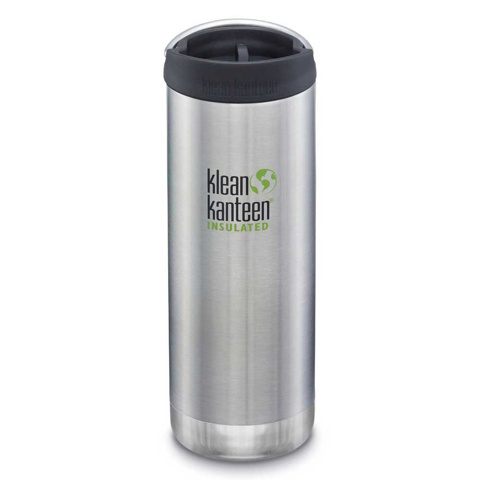 Klean Kanteen 473ml Insulated TKWide Coffee Cap Brushed - Gri Termos Bardak için detaylar