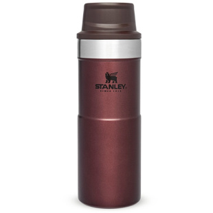 Stanley 0.35L İnce Gövde Classic Trigger-Action Travel Mug - Bordo - Wine için detaylar