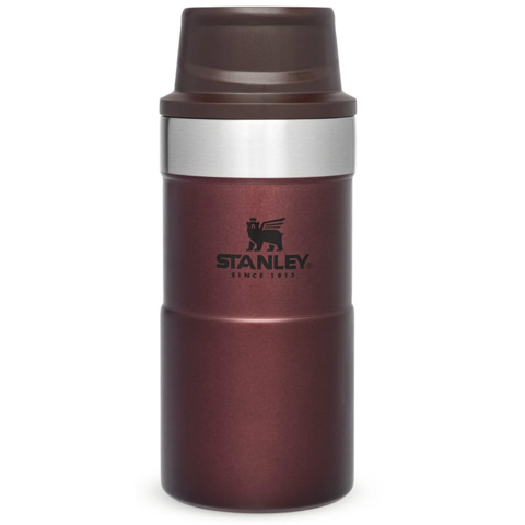 Stanley 0.25L İnce Gövde Classic Trigger-Action Travel Mug - Bordo için detaylar