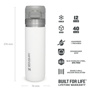 Stanley 0.7L The Quick Flip  Water Bottle - Polar White (Beyaz) için detaylar