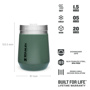 Stanley 0.29L The Everyday Go Tumbler - Hammertone Green /Yeşil için detaylar