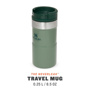 Stanley 0.25L Classic Neverleak™ Travel Mug - Hammertone Green için detaylar