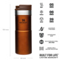 Stanley 0.35L Classic Neverleak™ Travel Mug - Maple için detaylar