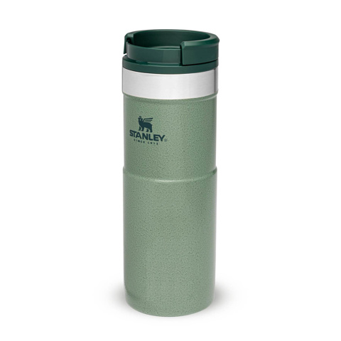 Stanley 0.47L Classic Neverleak™ Travel Mug - Hammertone Green için detaylar