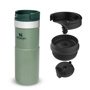 Stanley 0.47L Classic Neverleak™ Travel Mug - Hammertone Green için detaylar