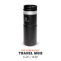 Stanley 0.47L Classic Neverleak™ Travel Mug - Matte Black için detaylar