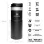 Stanley 0.47L Classic Neverleak™ Travel Mug - Matte Black için detaylar
