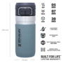 Stanley 0.47L The Quick Flip  Water Bottle - Light Blue(Açık Mavi) için detaylar