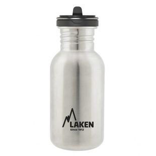 Laken 0,5L Basic with Flow Cap Paslanmaz Çelik Matara - Gri için detaylar