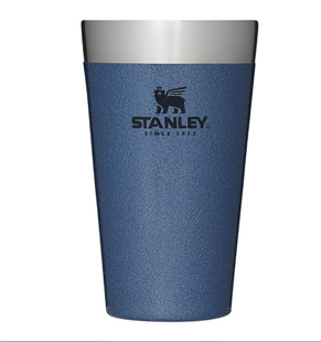 Stanley Adventure 0.47L Stacking Vacuum Pint Hammertone Lake -  Mavi Termos Bira Bardağı için detaylar