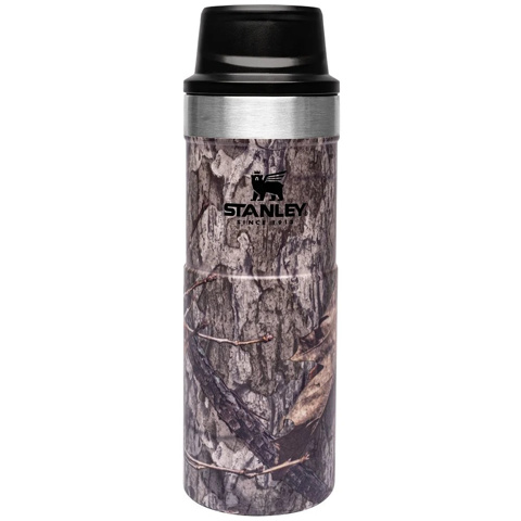 Stanley 0.47L Classic Trigger-Action Travel Mug - Country DNA Mossy Oak için detaylar