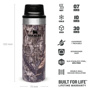 Stanley 0.47L Classic Trigger-Action Travel Mug - Country DNA Mossy Oak için detaylar