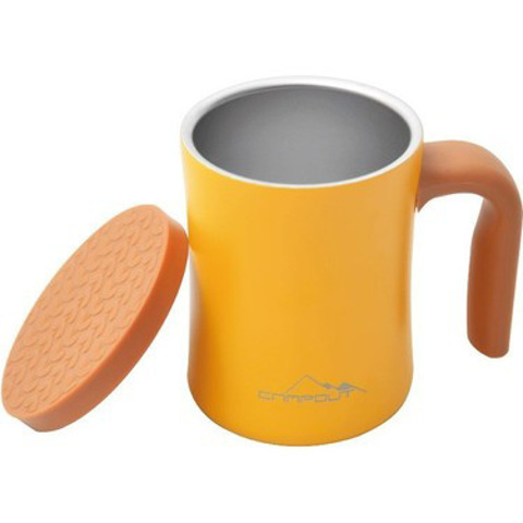 Campout Çift Katmanlı 350 ml Termos Kupa / NG-174 - Sarı için detaylar