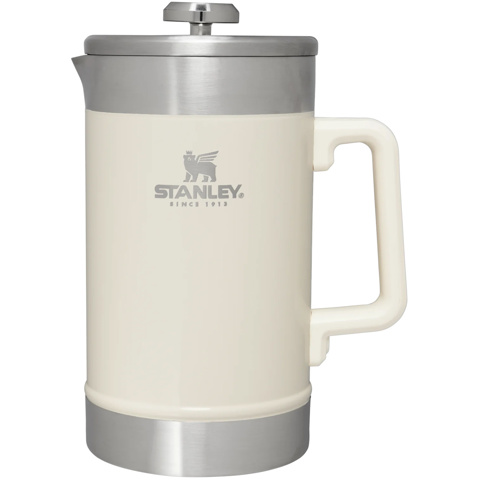 Stanley 1.4L The Stay-Hot French Press - Büyük Boy Kahve Presi - Cream Gloss için detaylar